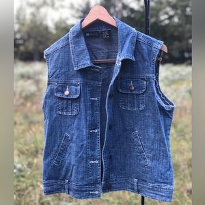 Classy denim vest by Relativity